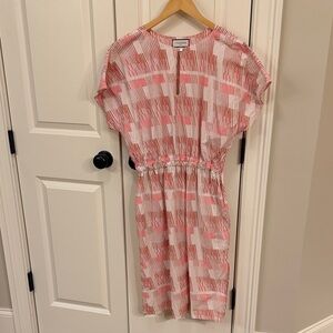Mapoesie Paris Pink Athena Eclat One Size Pink Dress small medium cotton